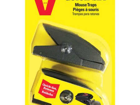 Victor Quick-Set Small Snap Trap For Mice 2 pk Online Hot Sale