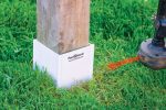 Post Shields Inc. 6 in. H X 4 in. W X 4 in. L Plastic White Fence Post Protection Online Sale