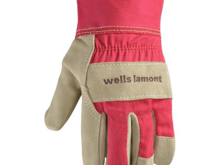 Wells Lamont Women s Work Gloves Gray Yellow M 1 pk on Sale