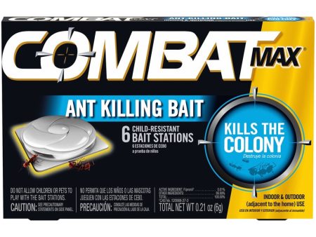 Combat Max Ant Bait Station 6 pk Supply