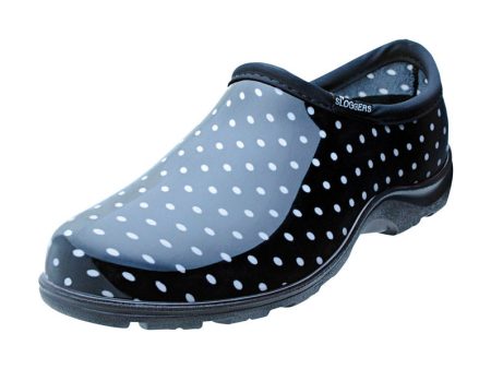 Sloggers Women s Garden Rain Shoes 6 US Black Polka Dot Online Sale