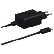 SAMSUNG ALIMENTATORE EP-T4510 SUPER FAST CHARGE 45W TYPE-C CON CAVO CABLE (5A 1.8M) BLACK Online Hot Sale