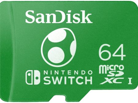 Switch Micro SDXC SanDisk 64GB for Nintendo Switch Yoshi Sale