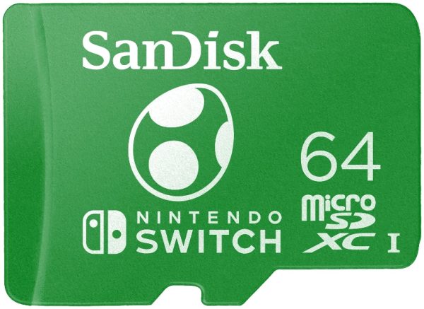 Switch Micro SDXC SanDisk 64GB for Nintendo Switch Yoshi Sale