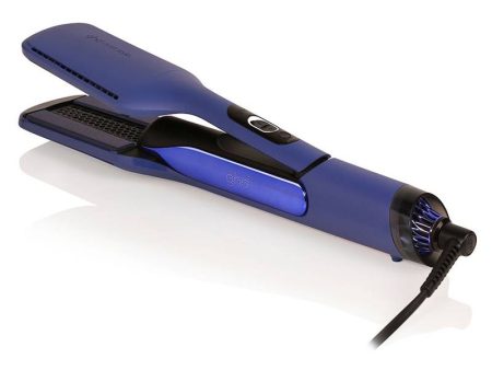 GHD DUET STYLE HOT AIR STYLER - PIASTRA PER CAPELLI PROFESSIONALE AD ARIA CALDA - 2 IN 1 - EDIZIONE LIMITATA BLU PROFONDO Online Hot Sale