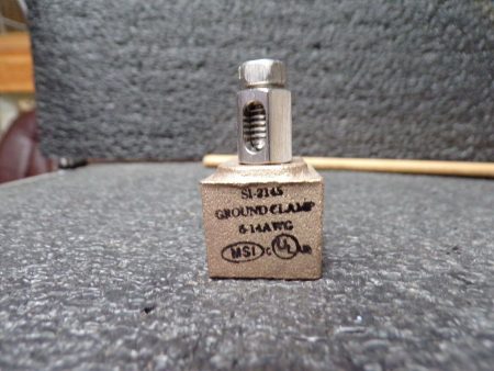 Brass Trailer I-Beam Clamp w  Ground Wire Hole #6-14 AWG #Si-2145A mobile home (184490956346-BT49) Supply