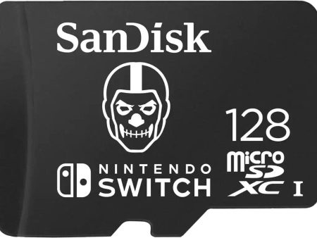 Switch Micro SDXC SanDisk 128GB Fortnite Skull Trooper on Sale