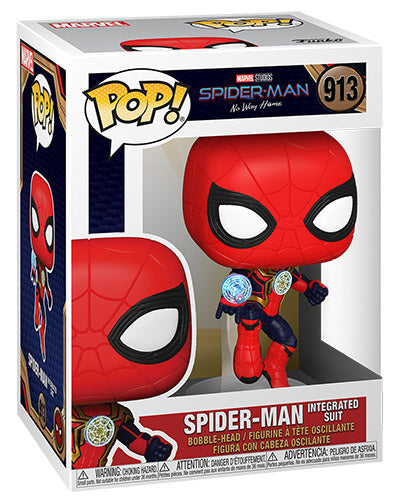 FUNKO POP Spider-Man No Way Home Integrated Suit Bobble 913 For Discount