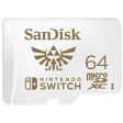 Switch Micro SDXC SanDisk 64GB for Nintendo Switch Online now