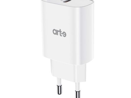 Caricabatteria da rete PD 20W bianco singola USB serie Ultra Supply