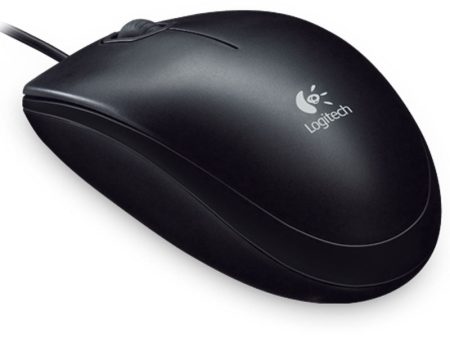 MOUSE LOGITECH B100 USB BLACK 910-003357 For Cheap