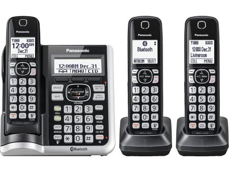 Panasonic Bluetooth Cordless Landline Home Phone System with Answering Machine Online Sale