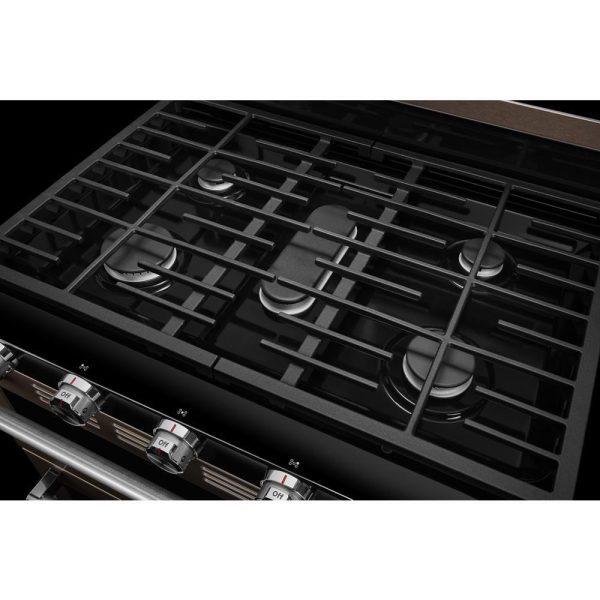 30-Inch 5 Burner Gas Double Oven Convection Range Online Hot Sale