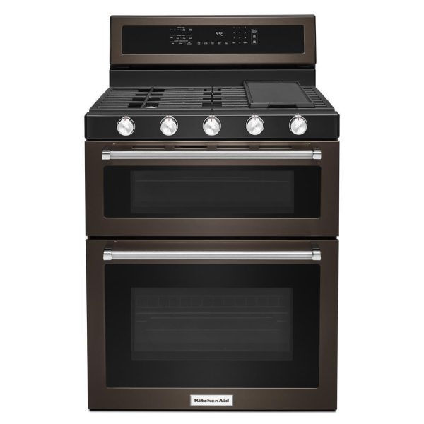 30-Inch 5 Burner Gas Double Oven Convection Range Online Hot Sale