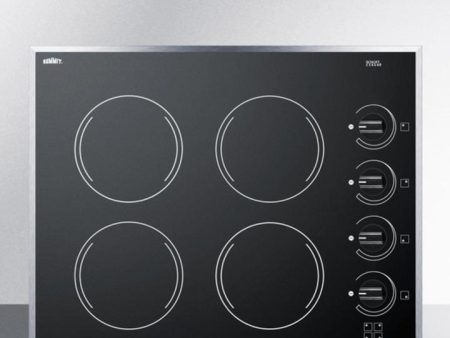 24  Wide 230v 4-burner Radiant Cooktop For Cheap